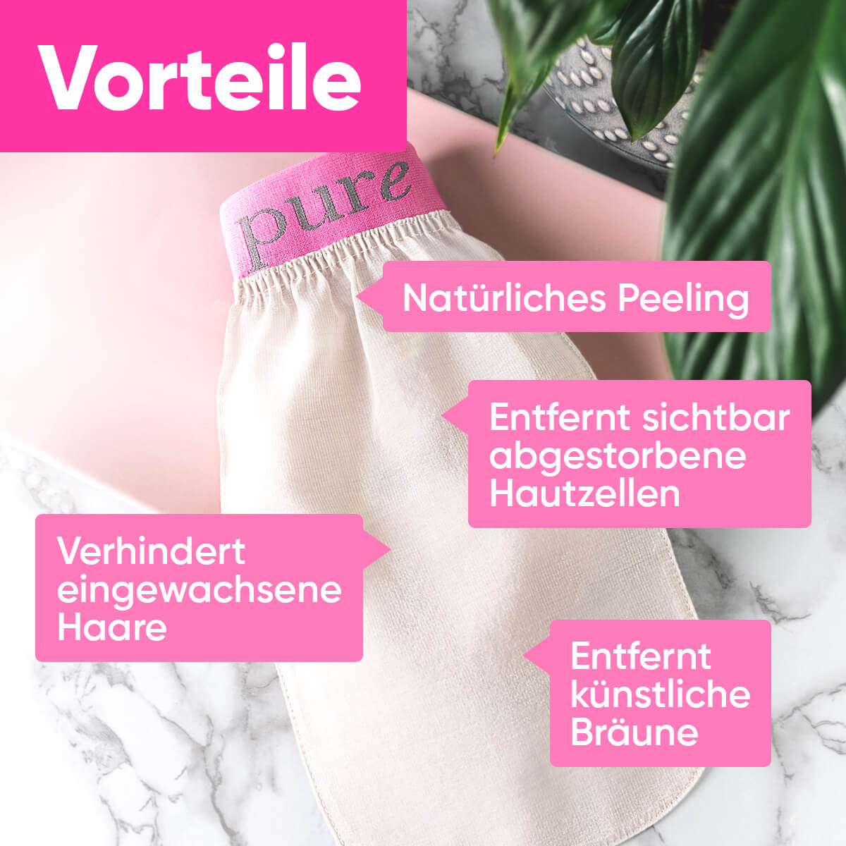 peeling handschuhe seide So Silky Mitt™️