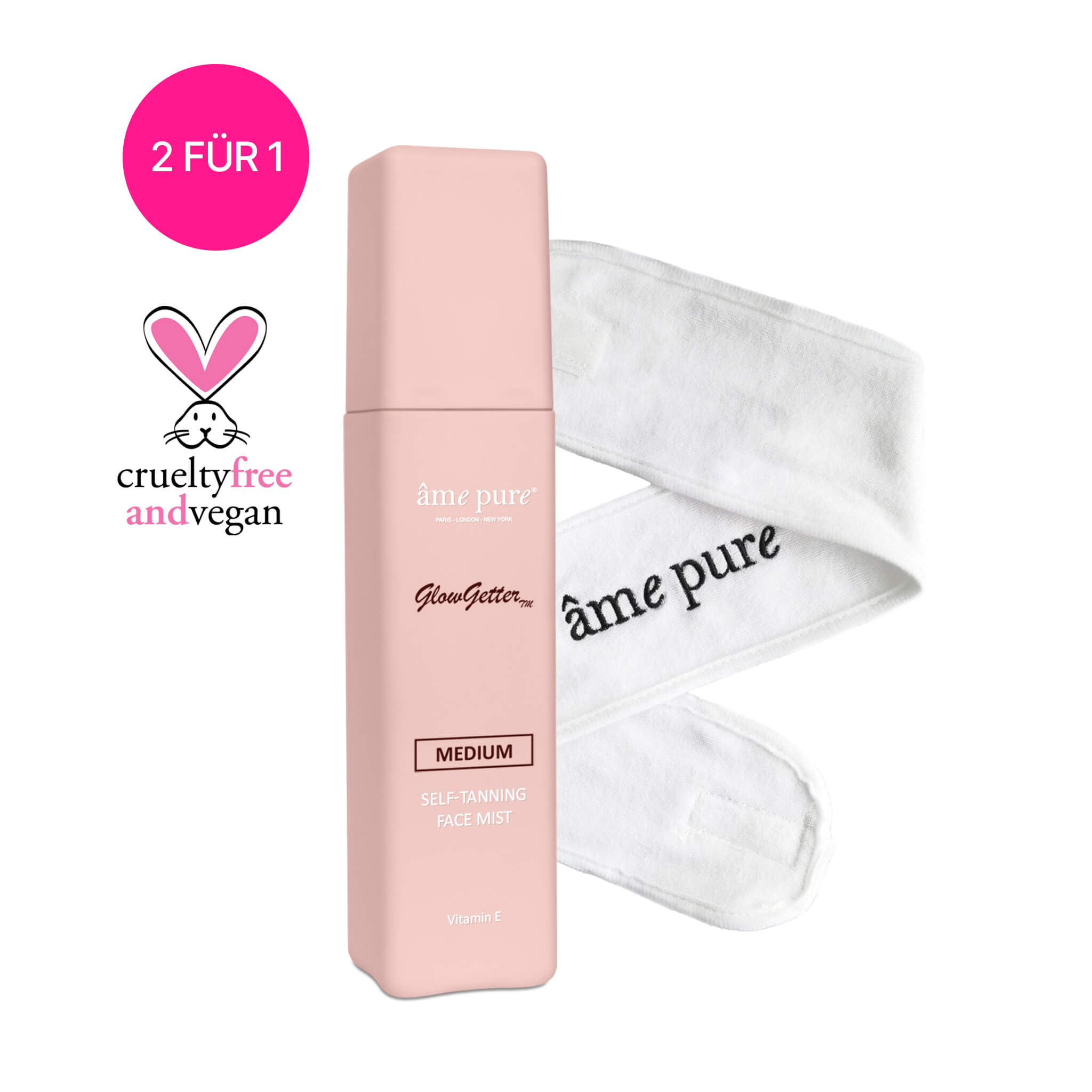 2 für 1 | GlowGetter™ Selbstbräunungs-Spray | Medium