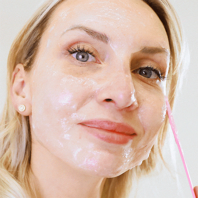 Jelly Glow Rubber Mask™ - Silber